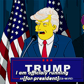 辛普森一家The Simpsons16年前曾预言川普当选美国总统